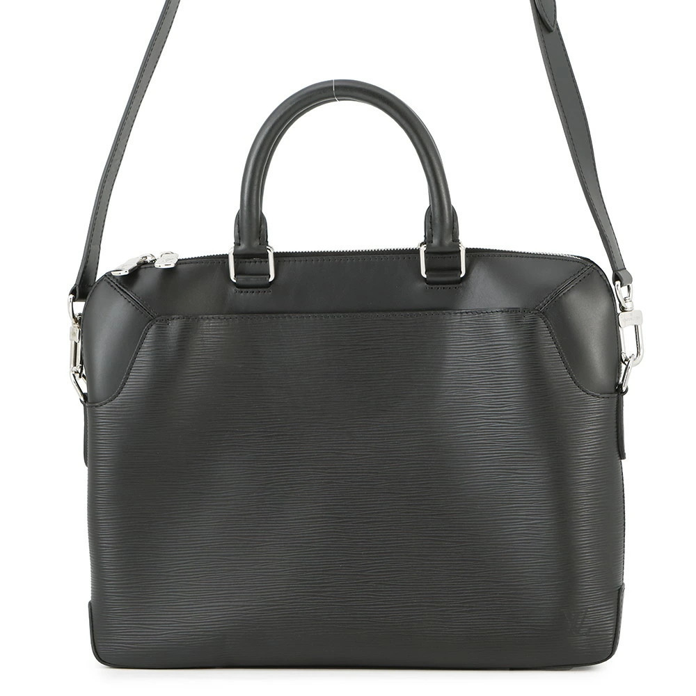 Louis Vuitton Epi Oliver Briefcase Business Bag Handbag Black